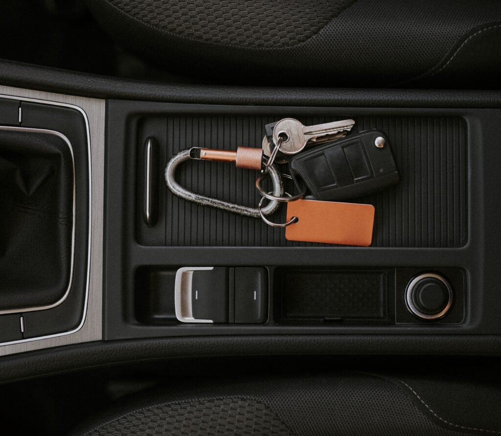 key inside the car